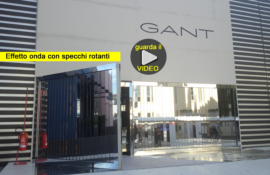 rotovisual con effetto onda di specchi rotanti