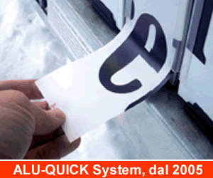 Prismi ALU-QUICK dal 2005: il più facile sistema di cambio grafiche rotanti